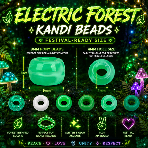 Electric Forest Kandi Beads